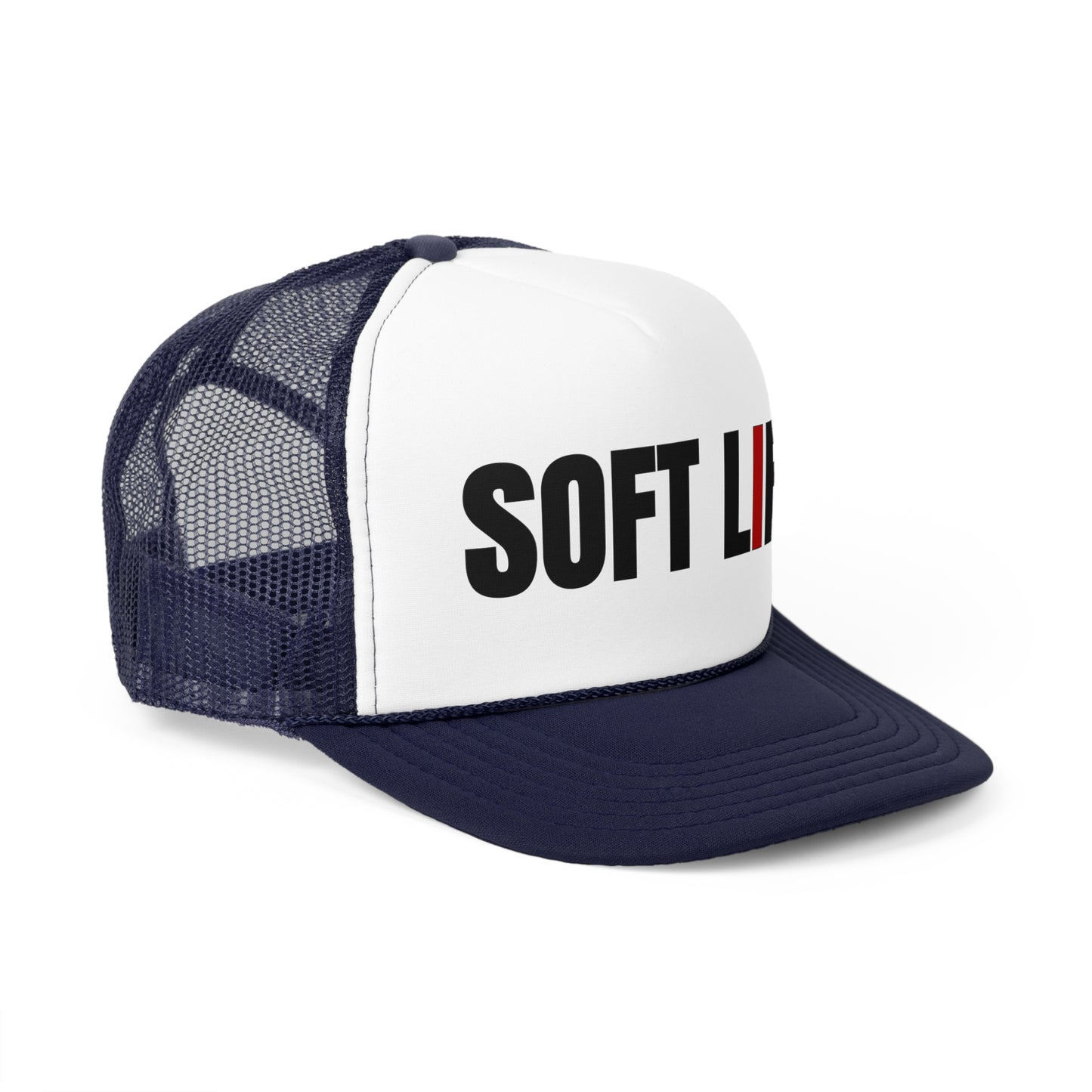 Soft Life Trucker Cap - Casual Style, Unisex Gift, Outdoor Adventure Hat, Summer Fashion Accessory, Ideal for Festivals & Vacations
