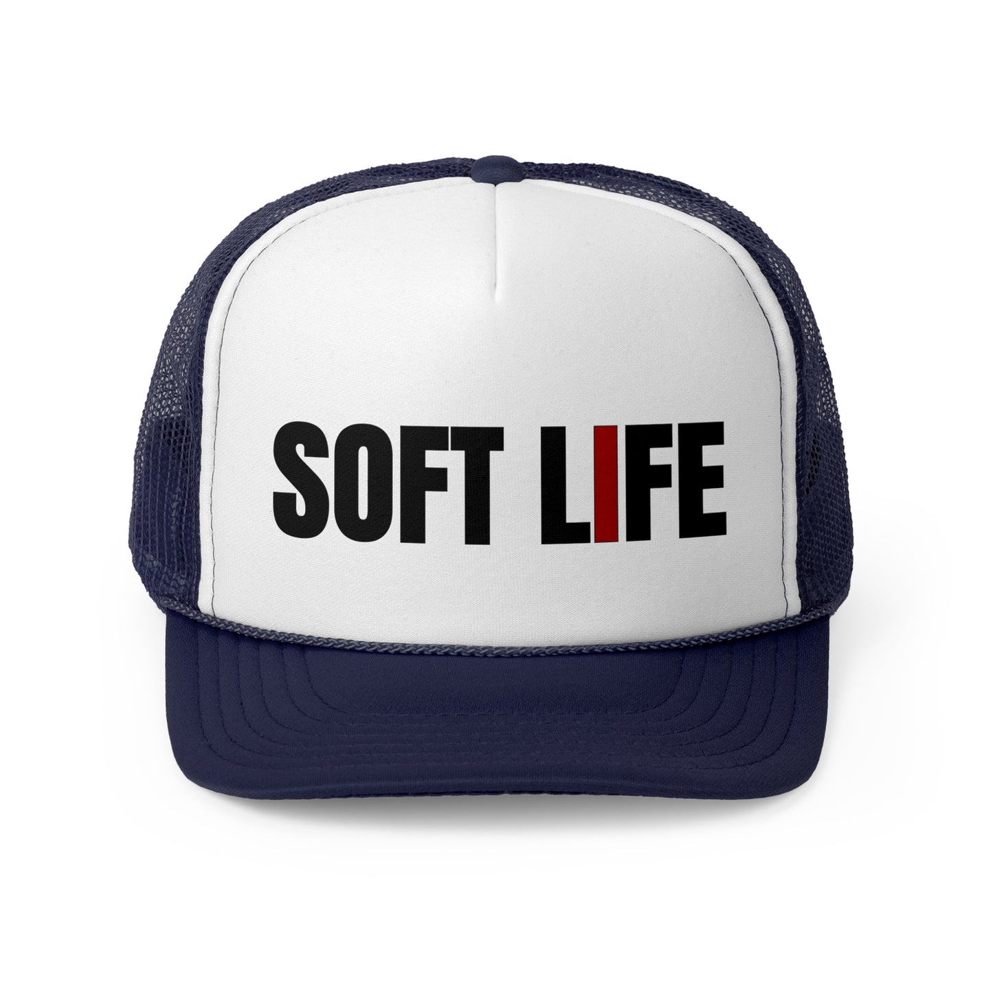 Soft Life Trucker Cap - Casual Style, Unisex Gift, Outdoor Adventure Hat, Summer Fashion Accessory, Ideal for Festivals & Vacations