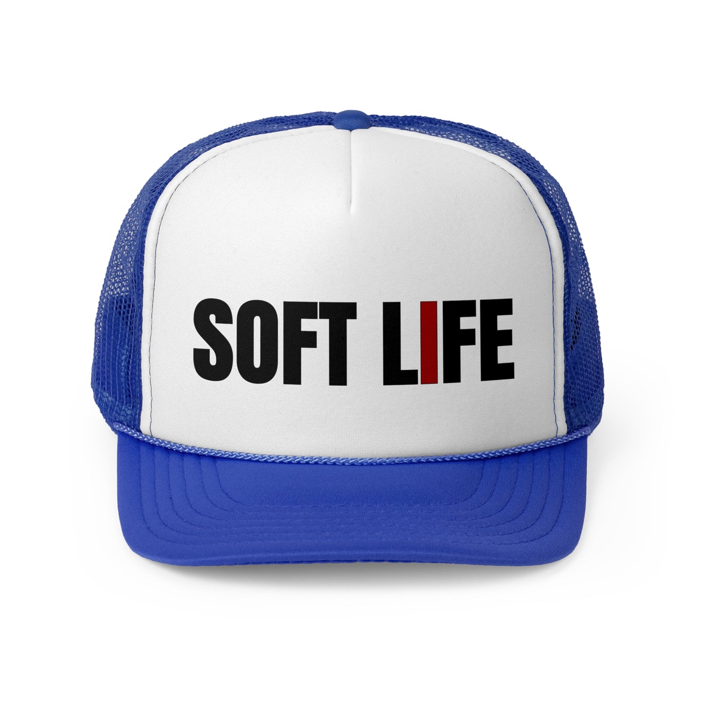 Soft Life Trucker Cap - Casual Style, Unisex Gift, Outdoor Adventure Hat, Summer Fashion Accessory, Ideal for Festivals & Vacations