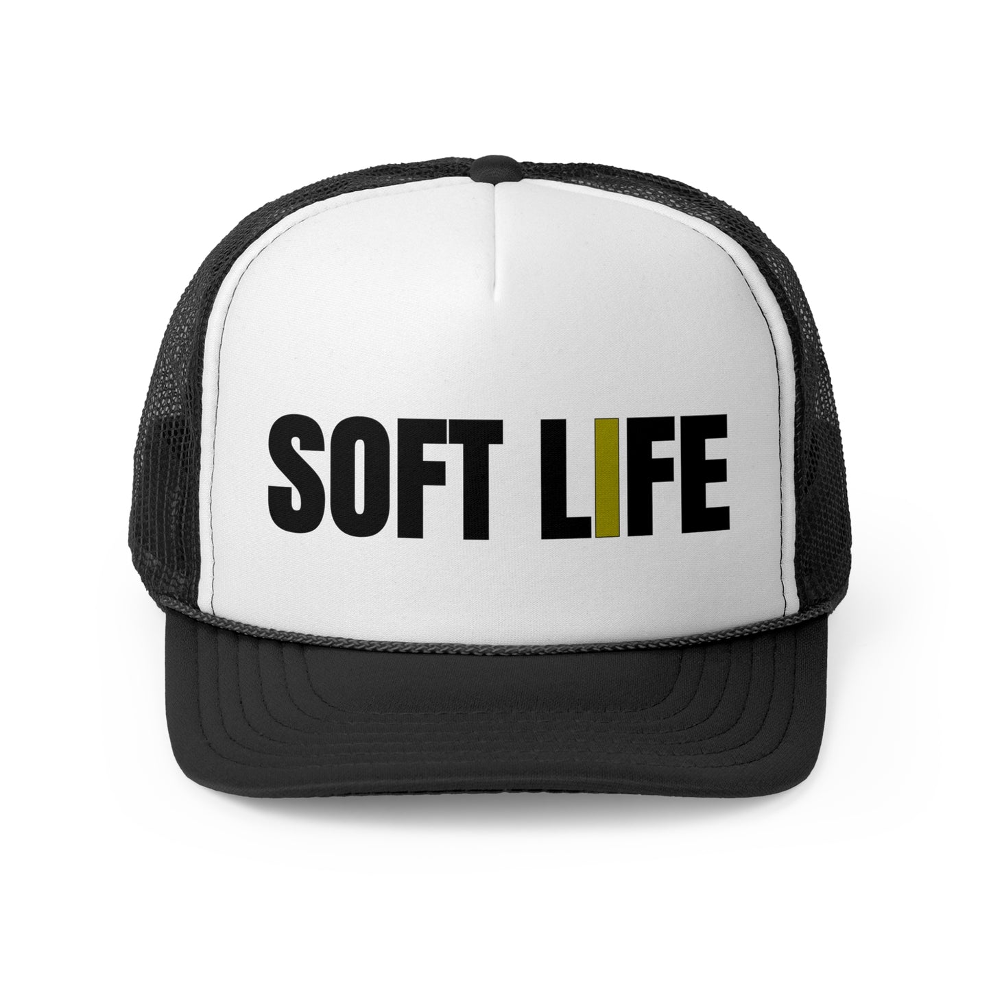 Soft Life Trucker Cap - Casual Style, Unisex Gift, Outdoor Adventure Hat, Summer Fashion Accessory, Ideal for Festivals & Vacations