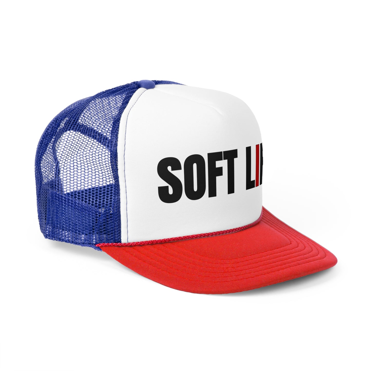 Soft Life Trucker Cap - Casual Style, Unisex Gift, Outdoor Adventure Hat, Summer Fashion Accessory, Ideal for Festivals & Vacations